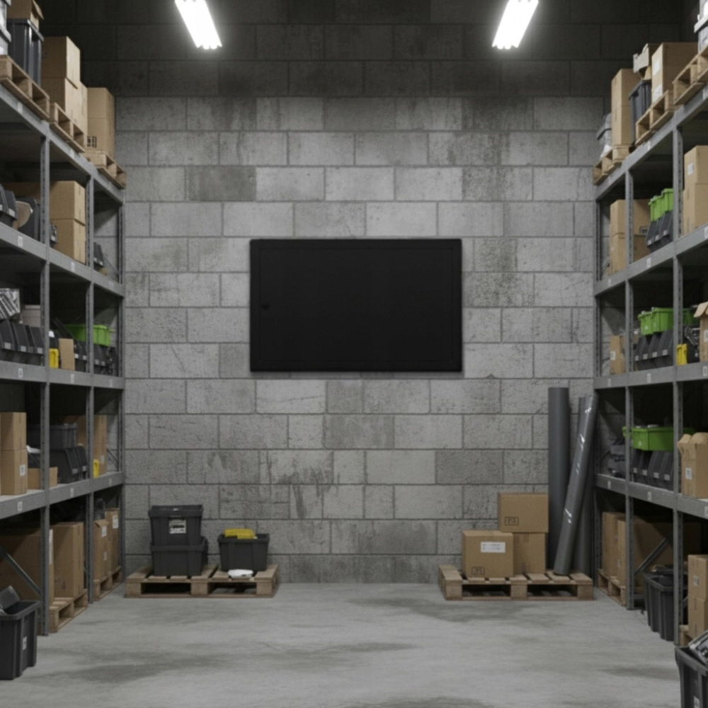 DRZWICZKI REWIZYJNE MASKUJĄCE METALOWE OSŁONOWE 80X60 CM REWIZJA CZARNA