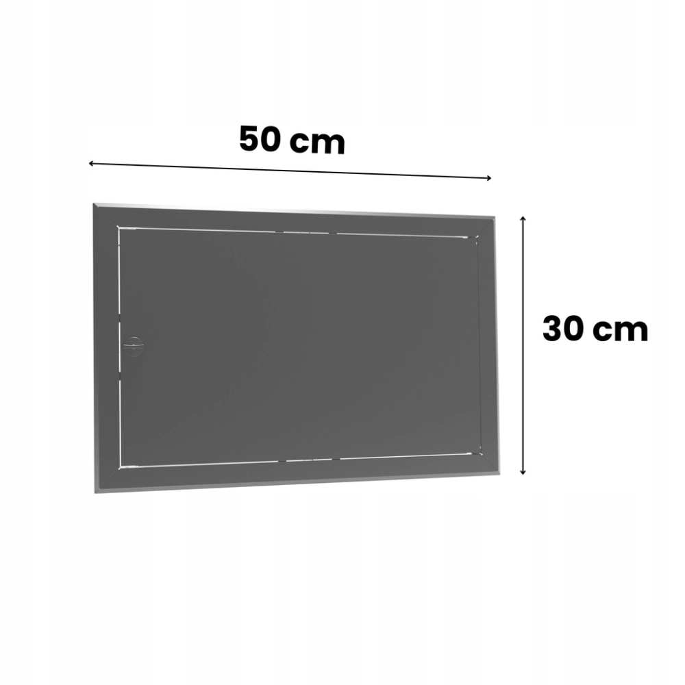 DRZWICZKI REWIZYJNE OSŁONOWE REWIZJA KLAPA 50X30 CM METALOWE GRAFITOWE