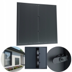 DRZWICZKI REWIZYJNE OSŁONA INSTALACJI KLAPA 100X100 CM REWIZJA METAL GRAFIT