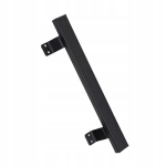 ANTABA DO DRZWI 400 MM POCHWYT DRZWIOWY UCHWYT PROSTOKĄTNY 4X2 CM CZARNY