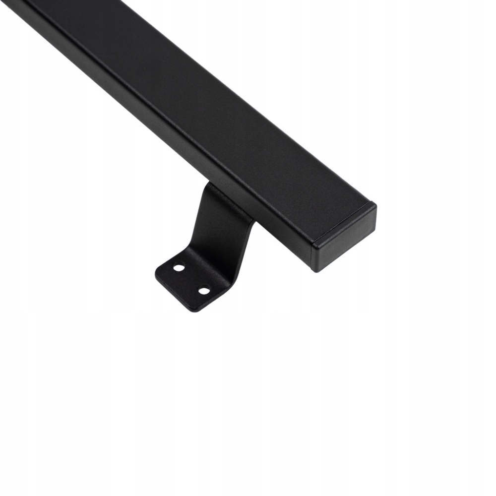 ANTABA DO DRZWI 400 MM POCHWYT DRZWIOWY UCHWYT PROSTOKĄTNY 4X2 CM CZARNY