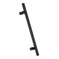 ANTABA DRZWIOWA UCHWYT DO DRZWI 65 CM KWADRATOWY POCHWYT 25X25 MM CZARNY