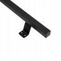 ANTABA DRZWIOWA UCHWYT DO DRZWI 65 CM KWADRATOWY POCHWYT 25X25 MM CZARNY