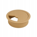 PRZEPUST KABLA OKRĄGŁY MASKUJĄCY FI 6 CM PRZELOTKA NA KABLE 60 MM BUK