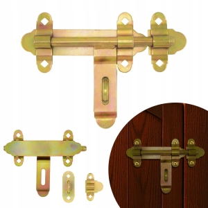 ZASUWA BRAMOWA DRZWIOWA 35 CM DO BRAMY GARAŻU DRZWI RYGIEL 350 MM OCYNK