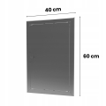 DRZWICZKI REWIZYJNE OSŁONA INSTALACJI REWIZJA 40X60 CM METALOWE BIAŁE