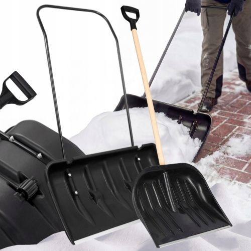 ZESTAW DO ODŚNIEŻANIA ZGARNIACZ + ŁOPATA DO ŚNIEGU ZIMA ŚNIEG
