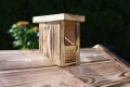WĘDZARNIA OGRODOWA DREWNIANA 50x50x50 PALENISKO 20x20x25 IMPREGNOWANA PLUS