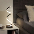 LED SPIRALNA LAMPKA NOCNA LAMPA STOŁOWA OŚWIETLENIE DEKORACYJNE DO SYPIALNI