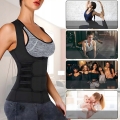 KAMIZELKA NEOPRENOWA FITNESS DAMSKA ODCHUDZAJĄCA SPORTOWA TRENINGOWA S