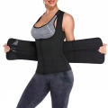 KAMIZELKA NEOPRENOWA FITNESS DAMSKA ODCHUDZAJĄCA SPORTOWA TRENINGOWA S