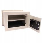SEJF MECHANICZNY DO WMUROWANIA 33X20X23CM NA DOKUMENTY PIENIĄDZE NA KLUCZ