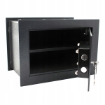 SEJF MECHANICZNY DO WMUROWANIA 33X20X23CM NA DOKUMENTY PIENIĄDZE NA KLUCZ