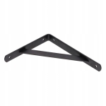 KĄTOWNIK WSPORNIK POD PÓŁKĘ BLAT WMACNIANY MK 280X400X30X4 CZARNY