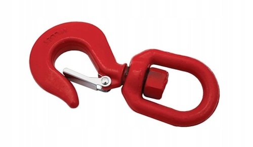 HAK STALOWY OBROTOWY HDS ŻURAW 5T Z ZABEZPIECZENIEM ZAPADKA SPRĘŻYNOWA