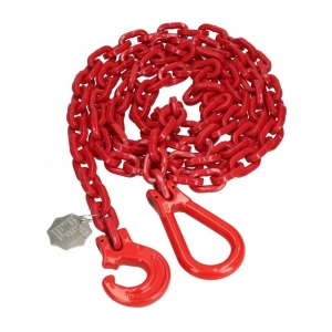 ŁAŃCUCH ZRYWKOWY G80 HAK LEŚNY 5M PROFIL D Z BOCZNYM SPAWEM