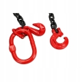 ŁAŃCUCH ZRYWKOWY G80 OKRĄGŁY HAK LEŚNY 5M + OGNIWO ŁĄCZĄCE Z PŁASKIM WYKOŃ.