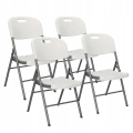 KRZESŁO SKŁADANE CATERINGOWE OGRODOWE SKŁADANE TURYSTYCZNE NA PIKNIK 4 szt