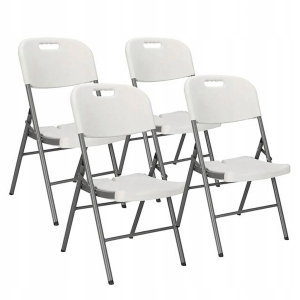 KRZESŁO SKŁADANE CATERINGOWE OGRODOWE SKŁADANE TURYSTYCZNE NA PIKNIK 4 szt