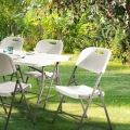 KRZESŁO SKŁADANE CATERINGOWE OGRODOWE SKŁADANE TURYSTYCZNE NA PIKNIK 4 szt