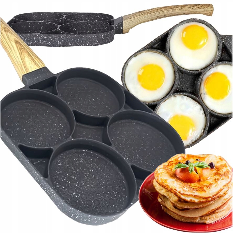 PATELNIA DO SMAŻENIA JAJEK RACUCTEHÓW PANCAKES PLACKÓW INDUKCJA GAZ