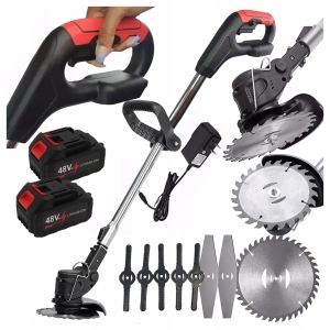 PODKASZARKA AKUMLATOROWA KOSA OGRODOWA WYKASZARKA DO TRAWY XXL 2X AKU