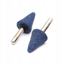 KAMIEŃ ŚCIERNY NA TRZPIENIU 19X28X6MM NIEBIESKI WIDIA ŚCIERNICA TRZPIENIOWA