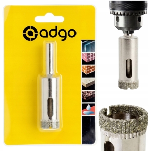 OTWORNICA KORONKA DIAMENTOWA 20 mm DO SZKŁA GRESU CEGŁY WIERCENIE NA MOKRO