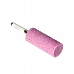 KAMIEŃ ŚCIERNY NA TRZPIENIU 25X50X6MM RÓŻ WALEC