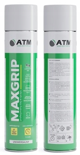 MAXGRIP KLEJ KONTAKTOWY W SPRAYU 600 UNIWERSALNY WODOODPORNY SZYBKOSCHNĄCY