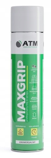 MAXGRIP KLEJ KONTAKTOWY W SPRAYU 600 UNIWERSALNY WODOODPORNY SZYBKOSCHNĄCY