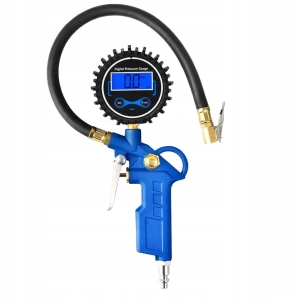 PISTOLET CYFRONY Z MANOMETREM ELEKTRONICZNY DO POMPOWANIA KÓŁ OPON 14BAR