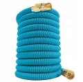 WĄŻ OGRODOWY ELASTYCZNY ROZCIĄGLIWY 5-15M PISTOLET 1/2 3/4 ZRASZACZ PREMIUM