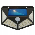 LAMPA SOLARNA ULICZNA Z CZUJNIKIEM RUCHU I ZMIERZCHU KLINKIET 100 LED MOCNA