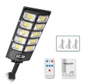 LAMPA SOLARNA LED CZUJNIK RUCHU ZMIERZCHU ZEWNĘTRZNA DO OGRODU + PILOT