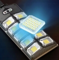 LAMPA SOLARNA LED CZUJNIK RUCHU ZMIERZCHU ZEWNĘTRZNA DO OGRODU + PILOT