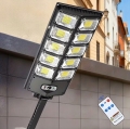LAMPA SOLARNA LED CZUJNIK RUCHU ZMIERZCHU ZEWNĘTRZNA DO OGRODU + PILOT