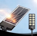 LAMPA SOLARNA LED CZUJNIK RUCHU ZMIERZCHU ZEWNĘTRZNA DO OGRODU + PILOT