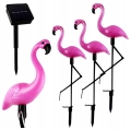 3X LAMPA LAMPKA SOLARNA OGRODOWA OZDOBNA OZDOBA FLAMING LLED DEKORACJA