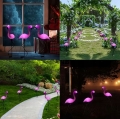 3X LAMPA LAMPKA SOLARNA OGRODOWA OZDOBNA OZDOBA FLAMING LLED DEKORACJA