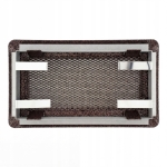 KRATKA WENTYLACYJNA KOMINKOWA KOMINOWA 10x20 cm METALOWA MALOWANA MIEDZIANA