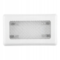 KRATKA WENTYLACYJNA KOMINKOWA KOMINOWA 10x20 cm METALOWA MALOWANA BIAŁA