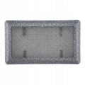 KRATKA WENTYLACYJNA KOMINKOWA KOMINOWA 16x30 cm METALOWA MALOWANA SREBRNA