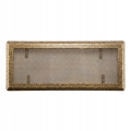 KRATKA WENTYLACYJNA KOMINKOWA KOMINOWA 16x45 cm METALOWA MALOWANA ZŁOTA