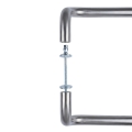 POCHWYT UCHWYT DO DRZWI DRZWIOWY ANTABA INOX RĄCZKA 32 x 350 KOMPLET