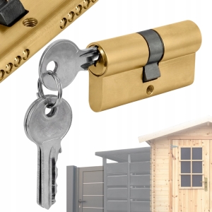 WKŁADKA BĘBENKOWA 30/30 DRZWIOWA DO ZAMKA SYSTEM JEDNEGO KLUCZA JEDEN KLUCZ