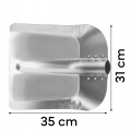 ŁOPATA ALUMINIOWA PIASKOWA 34 x 35 cm BEZ TRZONKA