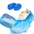 OCHRANIACZE NA BUTY 36 x 15 cm WODOODPORNE POKROWCE Z FOLI FOLIOWE 100 SZT