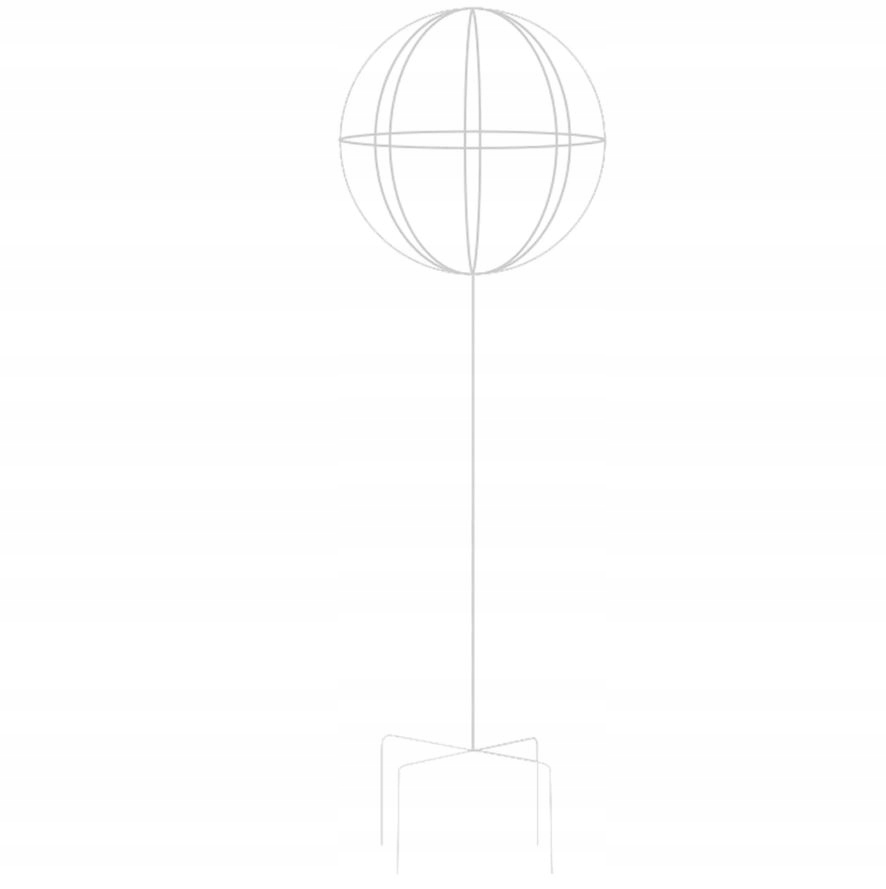 PERGOLA OGRODOWA TARASOWA METALOWA PODPORA PNĄCZY RÓŻ KWIATÓW 50X10CM BIAŁA