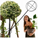 PERGOLA OGRODOWA TARASOWA METALOWA PODPORA DO PNĄCZY RÓŻ KWIATÓW 50X10CM